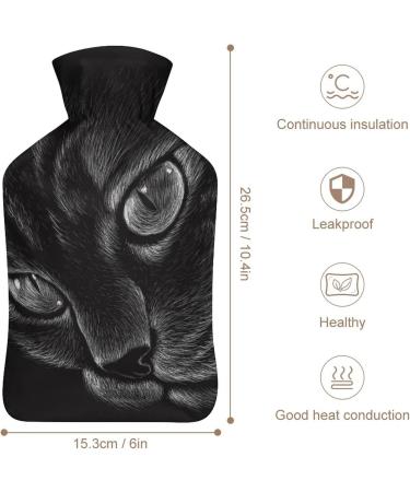 Buy Cat-Shaped Hot Water Bottle with Lid | Rubber Hot Water Bag for Pain Relief & Foot Warmer | Ideal for Hot & Cold Therapy - Buy Online on GoSupps.com