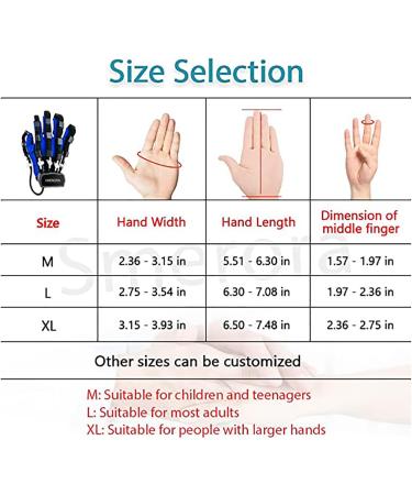 ZZBB Rehabilitation Robot Gloves Stroke Finger Hand Splint Hemiplegia Rehabilitation Training Equipment Pneumatic Training Gloves Left Medium - Buy Online on GoSupps.com