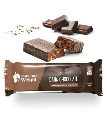 Dark Chocolate High Protein Meal Replacement Diet Bar - Shake That Weight Dark Chocolate 1 count (Pack of 1)