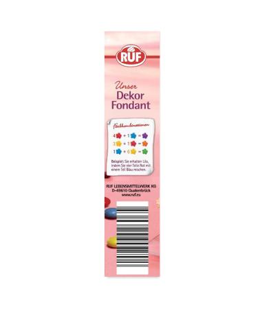 Ruf Vegan Fondant - Red Yellow Blue | Gluten-Free Palm Oil-Free Modeling Paste for Figures & Flowers | 225g | International Shipping Available - Buy Online on GoSupps.com
