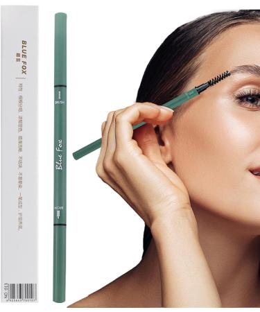 Waterproof Eyebrow | Double Headed Makeup Brow - Makeup Pens for Eye Makeup Waterproof & Smudge-Proof Eyebrow for Soft Textured Natural Daily Look Shakven Brown Black - Buy Online on GoSupps.com