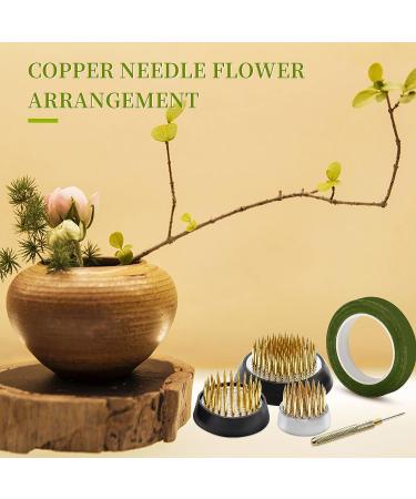 Japanese Flower Pin Holder Set - 3 Sizes (0.91, 1.34, 1.81) for Floral Arrangement and Decoration - Buy Online on GoSupps.com