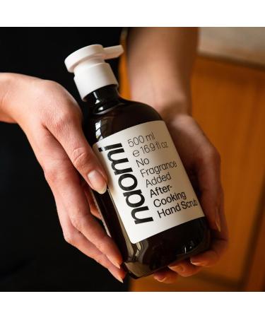Naomi After-Cooking Hand Scrub | Fragrance-Free Exfoliating Hand Wash | Odor Neutralizing Kitchen Soap (No Fragrance) No Fragrance 16.9 Fl Oz (Pack of 1) - Buy Online on GoSupps.com