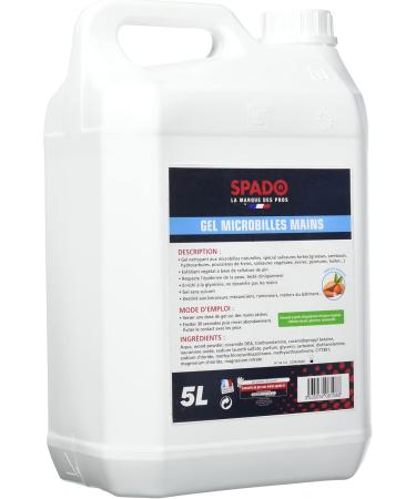 Spado La Marque des Pros Hand Gel Micro Beads Special Strong Dirt Workshop Gel 5 L - Buy Online on GoSupps.com