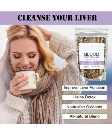 LXCJZY Blood Purifying Blend Tea New Blood Purifying Blend Tea Organic Health Liver and Kidney Care Tea All Natural Ingredients For Men Women (1 Bag) - Buy Online on GoSupps.com