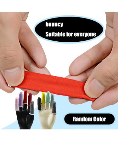 Cotton Finger Sleeves - 60 PCS Breathable Sweatproof Finger Gloves for Women Men (Random Color) - Buy Online on GoSupps.com