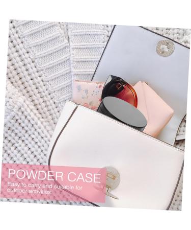  Beatifufu Compact Powder Container Containers With Lids Makeup Powder Containers Bulk Powder Containers With Puff Compact Powder Case Travel Stand Make Up - Buy Online on GoSupps.com