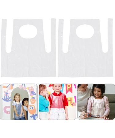 ifundom 25pcs Aprons Aprons Clear Smocks Waterproof Oil Proof Toddler Art Apron Children Cooking Apron for Painting Cooking Eating Teaching Diy Craft Picnic - Buy Online on GoSupps.com