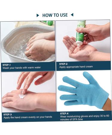 DOITOOL 2 Pairs Moisturizing Gel Gloves Women Gel Gloves Moisturizing Sleeping Gloves Cotton Gloves for Cotton Gel Moisturizing Gloves Hand Care Gloves Spa Sock Cotton Miss - Buy Online on GoSupps.com