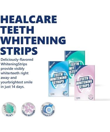 Whitening Strips for Sensitive Teeth - 28 Professional Cherry Blossom Treatments | Safe & Effective Teeth Whitening Kit - Buy Online on GoSupps.com