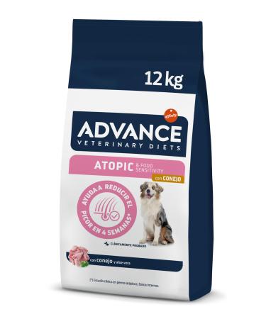 Advance Veterinary Diets Atopic Medium & Maxi - Dry Food for Dogs with Atopic Dermatitis with Rabbit - 12kg
