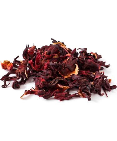 Hibiscus Flowers Whole Petals 100g - Villa Nostrum | Premium Quality - Buy Online on GoSupps.com
