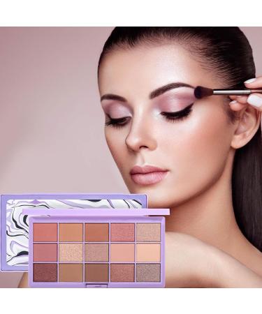 Blendable Eye Shades Makeup - Shimmering Glittering Eyeshadow | Compact Face Makeup for Women for Gathering Dating Traveling Home Working Shopping Frifer 01# - Buy Online on GoSupps.com