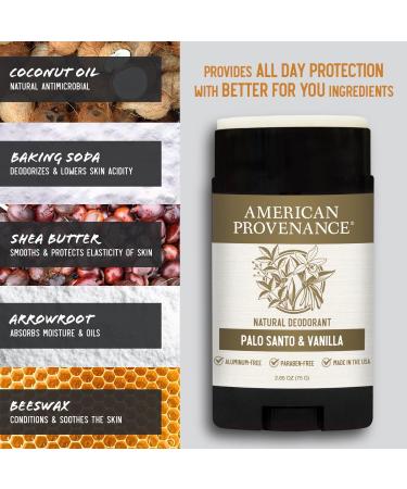 American Provenance Bourbon & Vetiver Palo Santo & Vanilla and Ylang Ylang & Clove Deodorant Bundle - Buy Online on GoSupps.com
