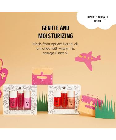 Nailmatic Kids Colorless Natural Lip Gloss - Vegan Non-Toxic Blackberry Lip Balm for Kids | Hydrating & Safe - Buy Online on GoSupps.com
