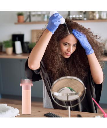 3 pieces Root Comb Applicator Bottle Applicator Bottle Comb Applicator Bottle Hair Oil Bottle with Graduated Brush 180ml Hair Dyeing Bottle Brush Comb with Graduated Scale - Buy Online on GoSupps.com