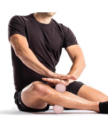 Zanllw Massage Lacrosse Ball Therapy for Deep Tissue Relief | Myofascial & Trigger Point Pain Relief | Portable Physiotherapy for Plantar Fasciitis Back & Feet - Rose - Buy Online on GoSupps.com