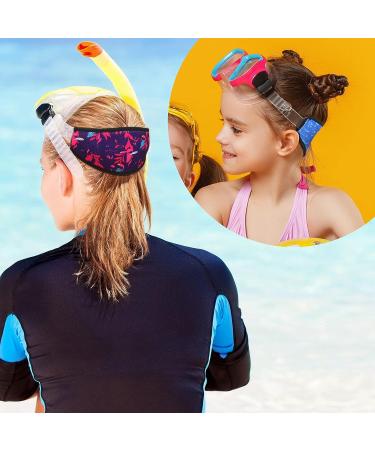 Skylety Neoprene Mask Straps Cover - Dive Hair Protector Wrap - Marine Aquatic Print - 3 Pieces - Buy Online on GoSupps.com