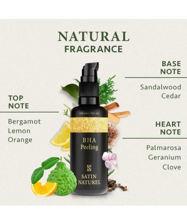 Satin Naturel Salicylic Acid BHA Exfoliant 100ml - Sensitive Skin Care Treatment for Blemishes & Hyperpigmentation - Vegan & Organic Pore Minimizer - Buy Online on GoSupps.com