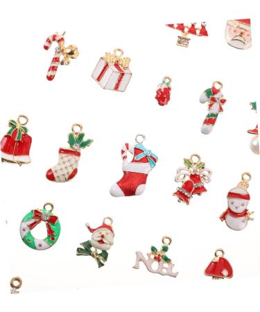 COHEALI 69 Pcs Christmas Ornaments Accessories Bangle Keychain Present Ornaments Xmas Pendant Charm 3.3X1.7CMx3pcs Assorted Colorx3pcs - Buy Online on GoSupps.com