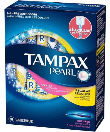 Tampax Pearl Regular Scented 18ct - Convenient and Comfortable Protection - Buy Online on GoSupps.com