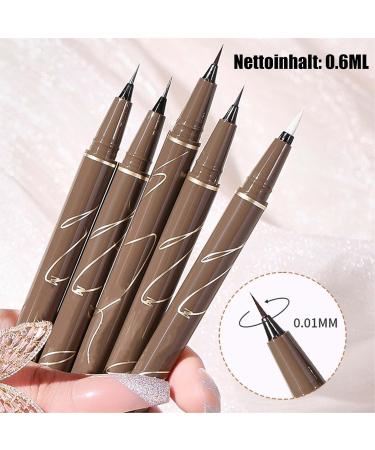 EONFAVE Waterproof Brown Eyeliner Pen Long Lasting Liquid Eyeliner for Eyes and Face Pigmented and Smudge Resistant - Buy Online on GoSupps.com