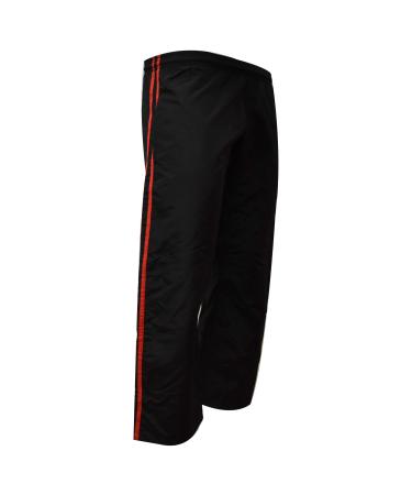 UFG - Demo Karate Pant - Black with Red Strip High Suitable for Karate Boxing MMA Muay Thai Training 0 Black / Red