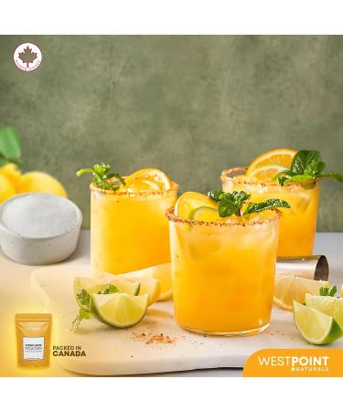 Westpoint Naturals Pure Food Grade Citric Acid Powder 200 g - Natural Cleaner Cooking Ingredient DIY Bath Bombs Material - Buy Online on GoSupps.com