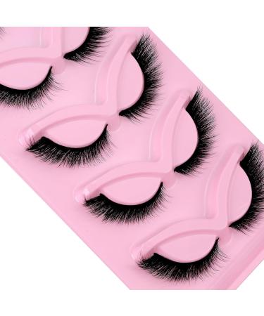 Fuchs Cat Eye Eyelashes - 5 Pairs | Natural L Curl Effect | 7-13mm Dense & Whispering Fox Eye Lashes - Buy Online on GoSupps.com