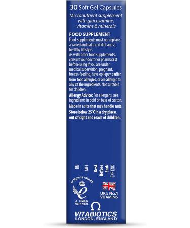 Vitabiotics Jointace Omega-3 30 Count - Support Joint Health - Pack of 1 - Buy Online on GoSupps.com