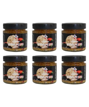 Pack of 6 Riesa Pasta Pesto Aglio Olio (6 x 190 g)
