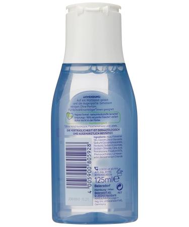 Nivea Gentle Eyes Make-Up Remover 125ml - Non-Greasy Makeup Remover with Provitamin B5 | 3-Pack for Effortless Eye Makeup Removal - Buy Online on GoSupps.com