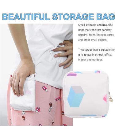 GLEAVI Sanitary Napkin Storage Bag - Menstrual Wipes Pouch & Handbag Organizer for Purses - Travel Cosmetic Carrying Case - Buy Online on GoSupps.com