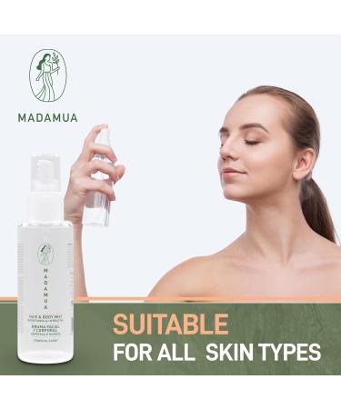 MADAMUA Face & Body Mist for Women - Women's Spray Lotion for Body & Hydrating Face Mist - Hydrating Care Lotion - Spray on Moisturizer for Dry Skin After Sun - Buy Online on GoSupps.com