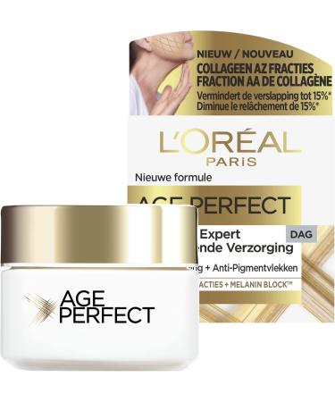 L'Or al Netherlands BV LOr al Paris Age Perfect Collagen Expert Firming Day Cream 50ml The skin is nourished more supple and feels comfortable Enriched with a new SoyCeramide complex - Buy Online on GoSupps.com