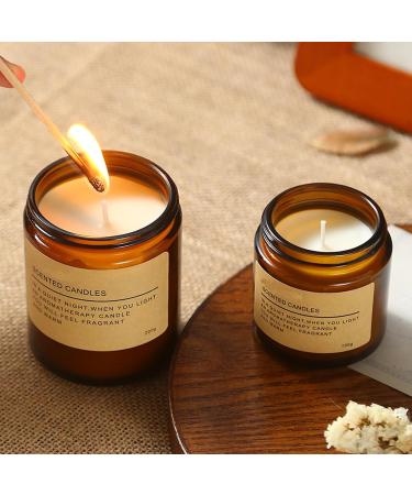 Agarwood Scented Candle - 480G Soy Wax Aroma Candle for Home Decor Gifts & Relaxation Perfect for Weddings Anniversaries Birthdays & Holidays - Buy Online on GoSupps.com