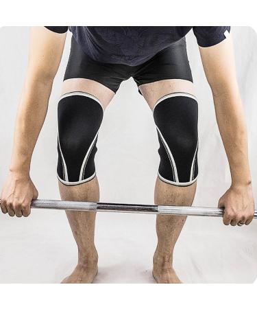LPONNQ Knee Sleeves - Compression Brace for Weightlifting Support - Medium Black - Buy Online on GoSupps.com