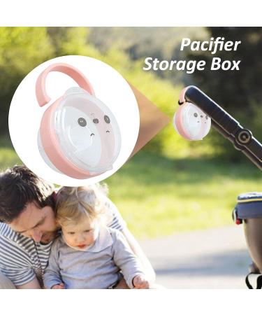 3 PCs Baby Pacifier Storage Box - Travel-Friendly Plastic Container with Handle for Toddlers - Buy Online on GoSupps.com