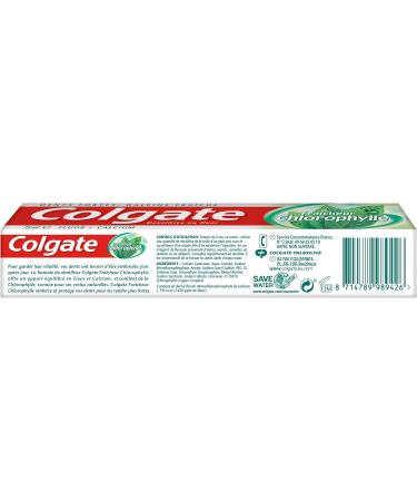  Colgate COLGATE - Chlorophyll Fresh Toothpaste - Toothpaste with Fluorine and Calcium Formula - Tube of 75 ml - Buy Online on GoSupps.com