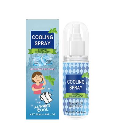 Refreshing face mist 50 ml hydrating ice cooler UV protection moisturizing liquid for sports outdoor activities golf outdoor travel the beach