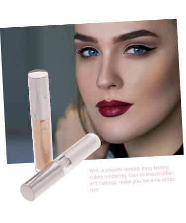 Mipcase 2pcs Liquid Eyeshadow | White & Mauve Glitter Makeup | Holographic Purple Highlighter | Quick Dry Bling Eyeshadow for Women - Buy Online on GoSupps.com