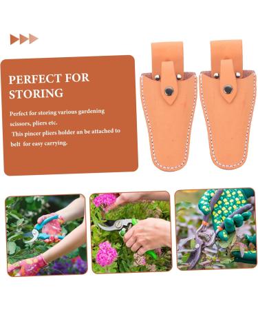 6 PCS Pruning Shears Fanny Pack - Gardening Tool Case & Leather Scissor Holder Pouch - Buy Online on GoSupps.com