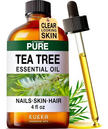 Mandarin Essential Oil for Diffuse & Tea Tree Essential Oil for Diffuser Set - Aromatherapy Grade Essential Oils Set - 2X 4 Fl Oz - Kukka - Buy Online on GoSupps.com