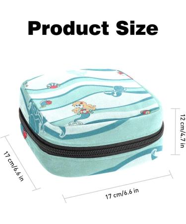 Fish Sanitary Napkin Storage Bag: Portable Menstrual Pad Holder for Teen Girls & Women - Multicoloured 06 - Buy Online on GoSupps.com