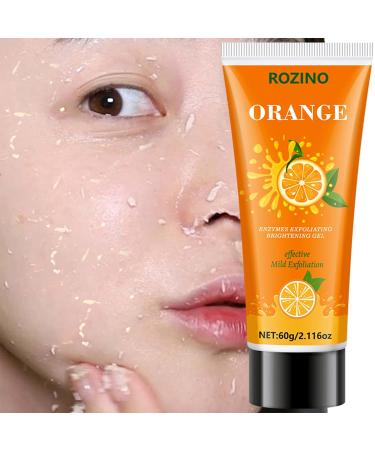 Enzyme Exfoliating Brightening Gel Face Wash Gentle Daily Exfoliator Deep Pore Cleanser for Smooth Glowing Skin - Suitable for All Skin Types (Orange) - Buy Online on GoSupps.com