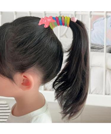 Dorugage Colorful Phone Cord Hair Ties - Colorful Braided phone Wire Hair Ties Comfortable Phone Cord Wear-Resistant Ponytail Holder Hair Ties for Kids 3-6 - Buy Online on GoSupps.com