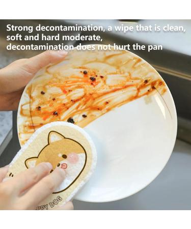Wood Pulp Kitchen Sponge Compressed Wood Pulp Cotton Dishwashing Sponge - Kitchen Compressed Wood Pulp Sponge Multifunctional Cartoon Cleaning Sponge Thicken Compressed Dish Sponges - Buy Online on GoSupps.com