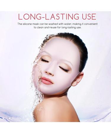 CLISPEED 5pi ces Masques Silicone R utilisables pour Visage avec Support et Protection Hydratante Fournitures de Salon - Buy Online on GoSupps.com