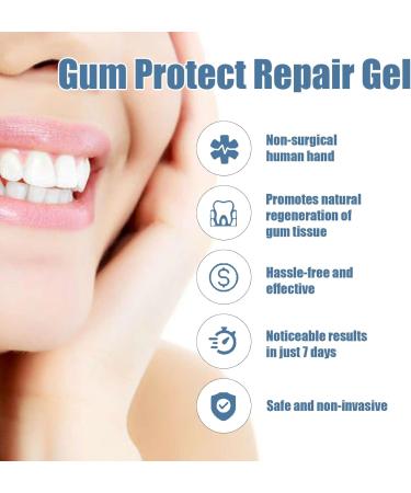 Gum Protect Repair Gel for Gum Health Honeysuckle and Mint Extract 3mL 3 Pack - Buy Online on GoSupps.com