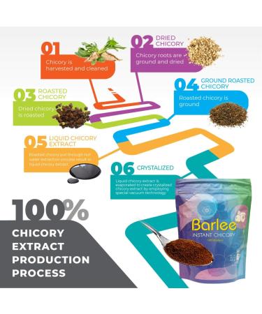 BARLEE Blueberry Chicory Root Powder Coffee Alternative - 2 Pack (14.1 OZ) Caffeine-Free Instant Chicory Coffee Substitute - Sugar-Free Beverage Blend - Buy Online on GoSupps.com